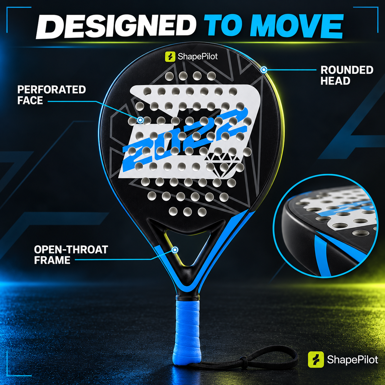 AeroFlow Carbon Padel Racket