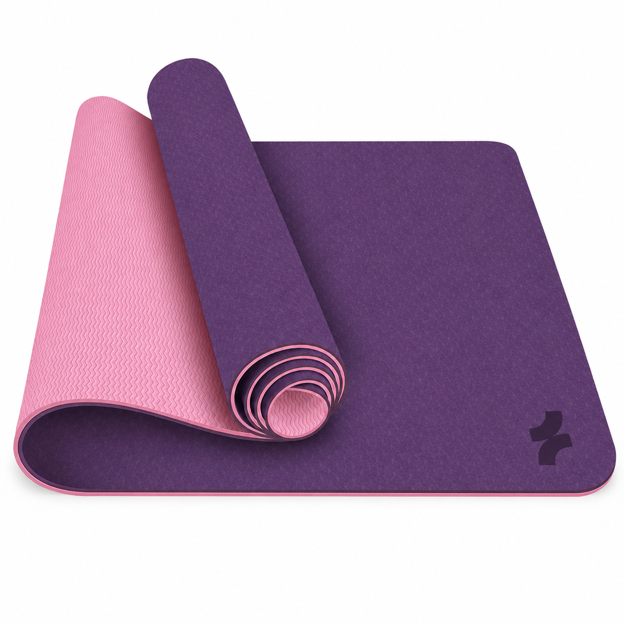 AlignMat Non-Slip TPE Yoga & Fitness Mat - eco-friendly exercise mat with alignment lines